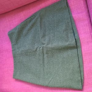 Aritzia wilfred mini skirt forest green 00